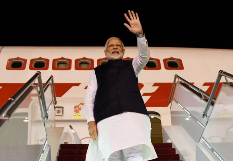 Indian PM Narendra Modi ends his Saudi Arabia trip, departs for New Delhi
