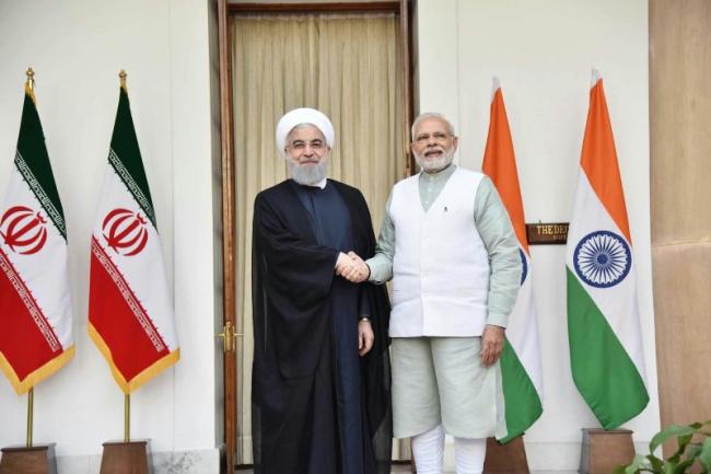 Modi meets Iranian President Rouhani