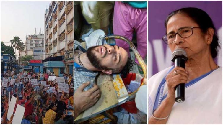 Protesting NRS junior doctors firm on demanding media coverage of meeting with Mamata