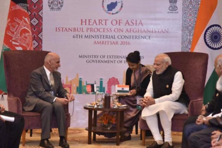 PM Modi speaks to Afghan Prez over telephone, pledges support for peace process