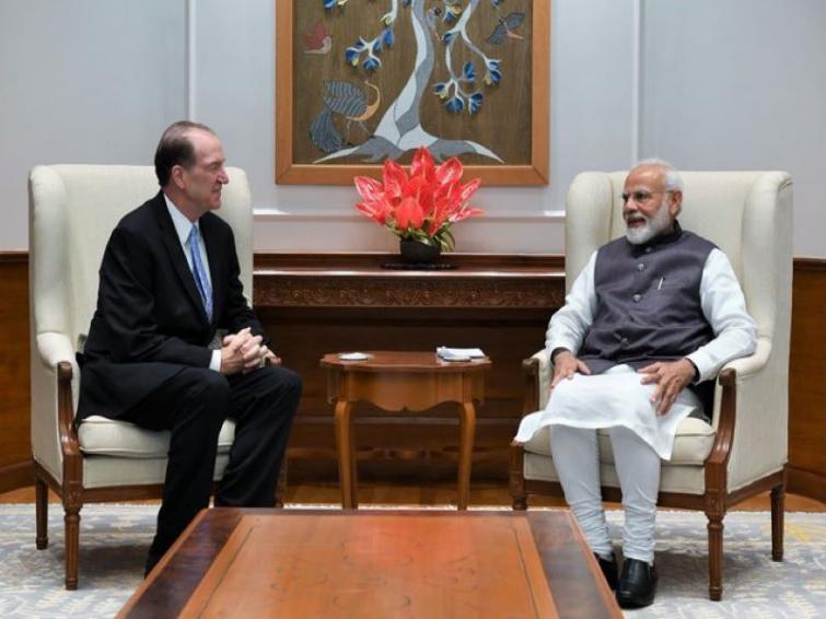 PM Modi meets President of World Bank