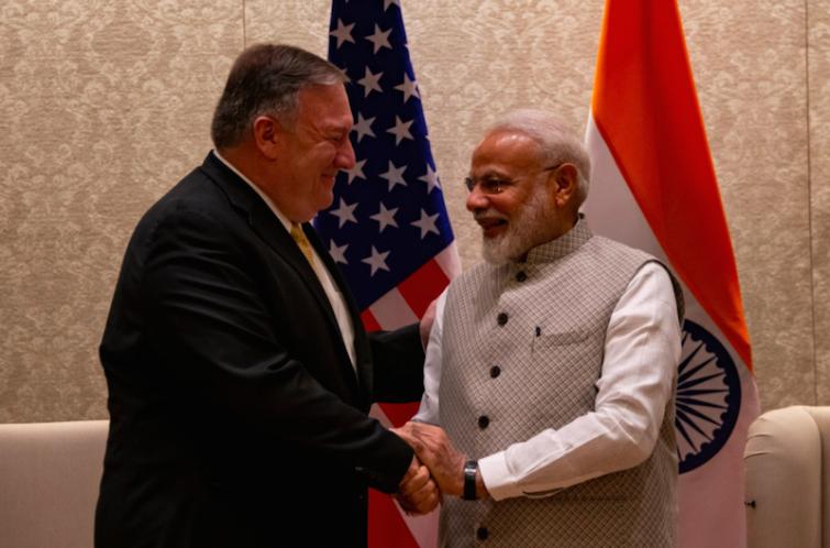 Amid diplomatic bonhomie, Pompeo reminds Modi of 'religious rights'