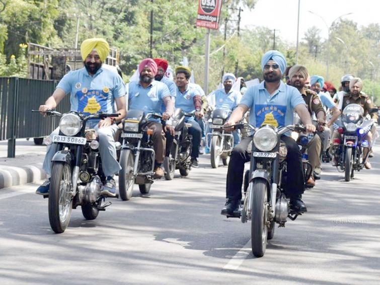 Punjab: Bike rally against drugs held on Marty's Day