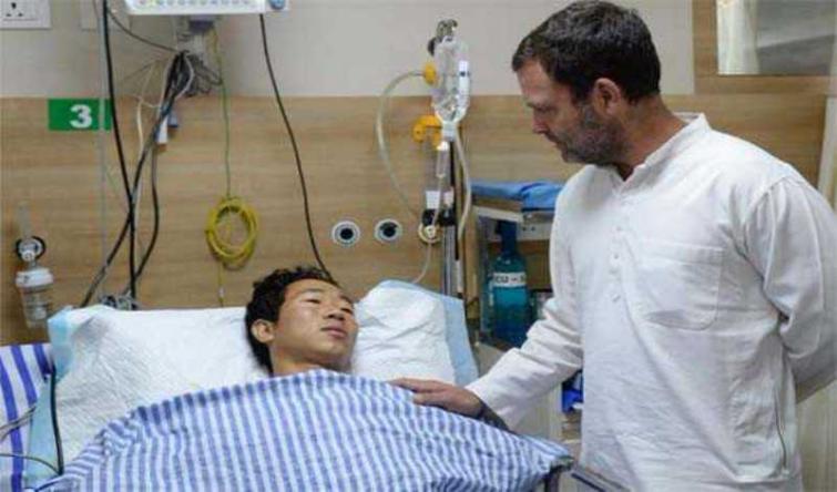 Rahul Gandhi visits injured in Arunachal violence