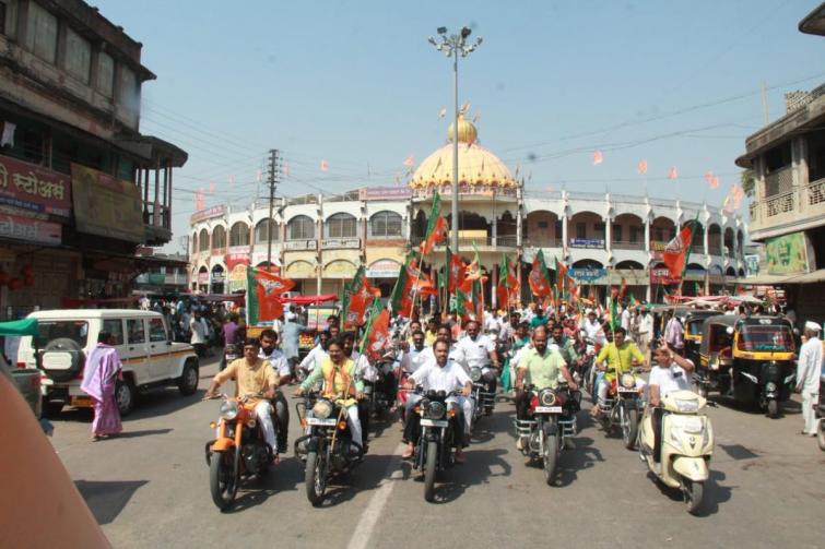 LS poll campaign in Maharashtra: BJP holds 'Vijay Sankalp Rally' in 3 Assembly constituencies