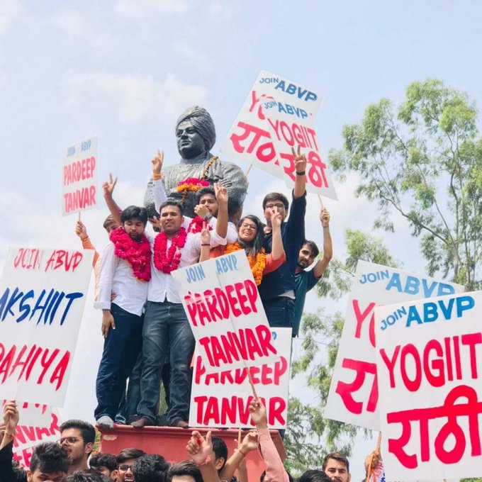 ABVP clinches Delhi University Students' Union polls