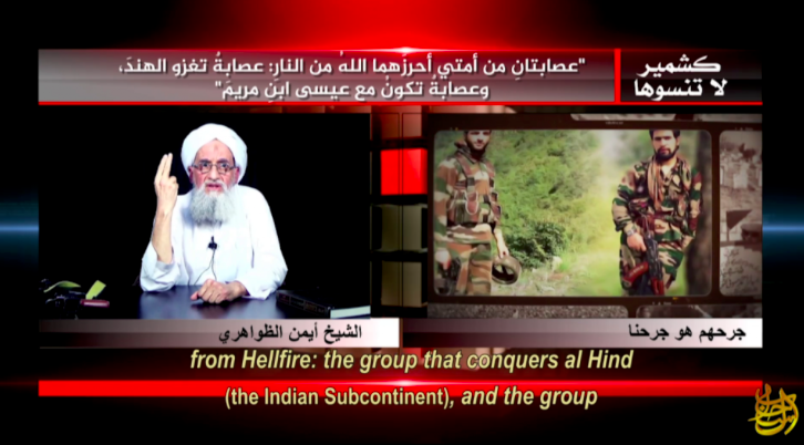 Al Qaeda chief Ayman al-Zawahiri appeals to terrorists in Kashmir to inflict unrelenting blows on Indian Army