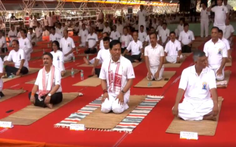 Assam joins celebration of International Yoga Day