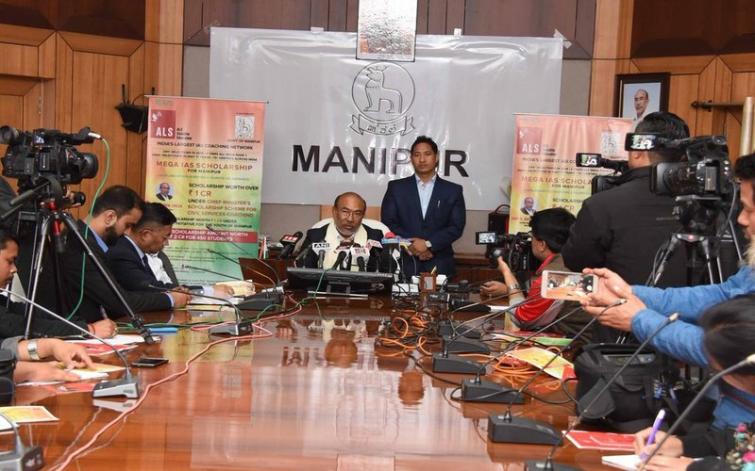 Manipur CM launches scholarship scheme for Civil services aspirants