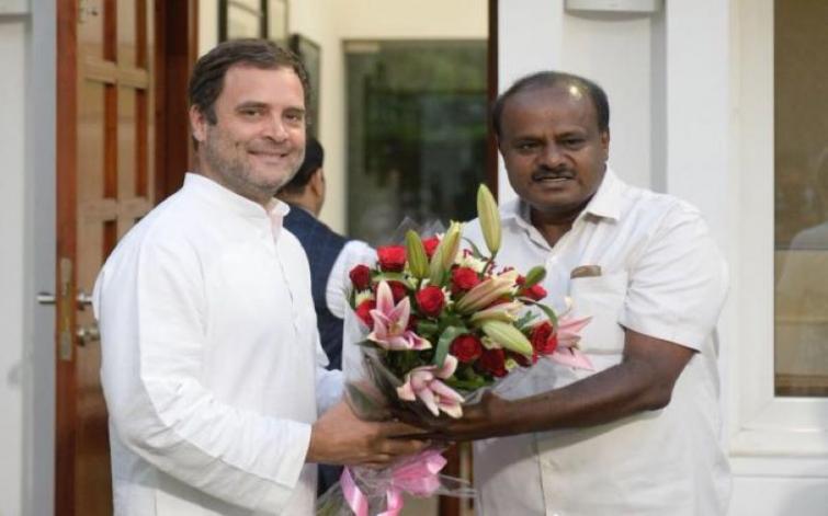 Don't make controversial comments, we are on verge to form next govt: Kumaraswamy urges Congress-JDS