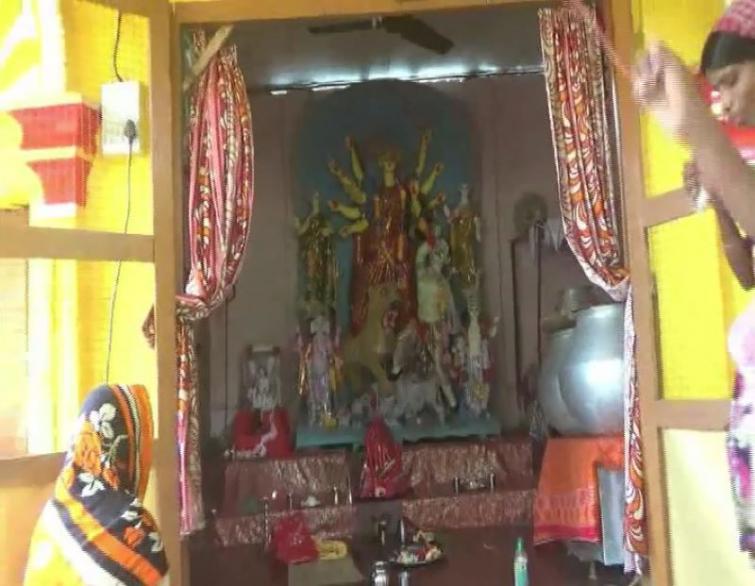 Puja celebrated at the 170-year-old Durga temple along Indo-Bangladesh border