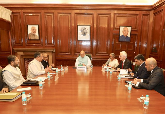 Union Home Minister Amit Shah and Singapore Home Minister meeting held today