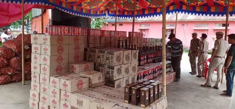 Assam: Jiribam police seized illegal liquor worth Rs 9.60 lakh