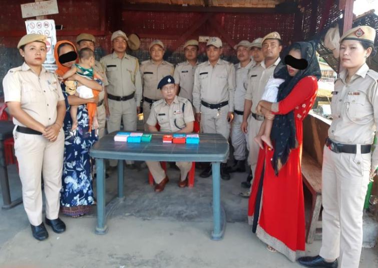 Police seize heroin powder worth Rs 12 lakh and arrest two women in Manipurâ€™s Jiribam