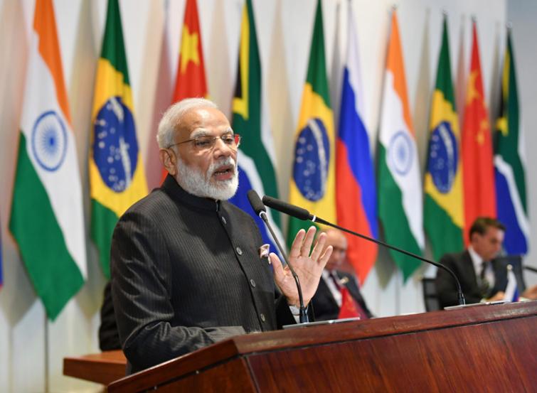 BRICS Business Council created a roadmap to achieve $ 500 billion Intra-BRICS trade target by the next summit: PM Modi