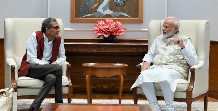 Abhijit Banerjee meets PM Narendra Modi, describes his thinking about India as 'quite unique'