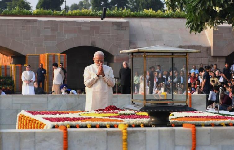 PM Modi pens article on Gandhi, says 'all must work together to free the world from hatred'