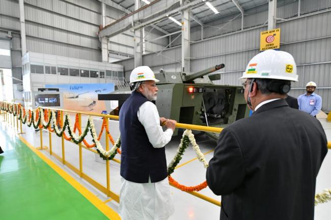 PM Modi inaugurates gun-making unit in Surat