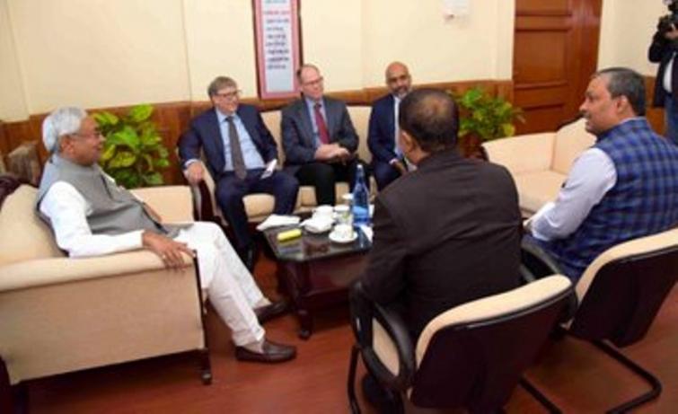 Bill Gates meets Nitish Kumar, discusses health and nutrition in Bihar