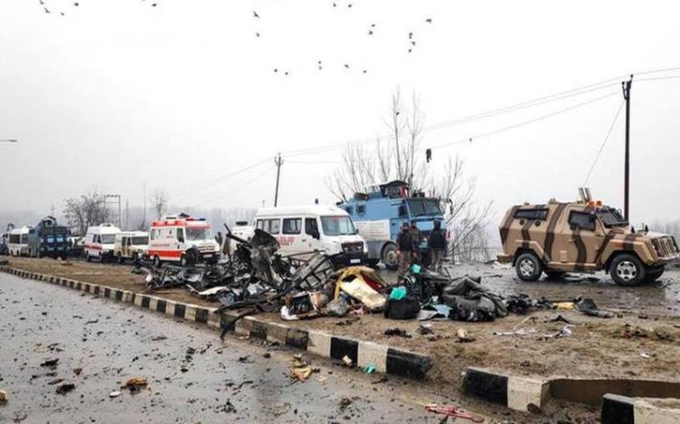 (Site of Pulwama attack)