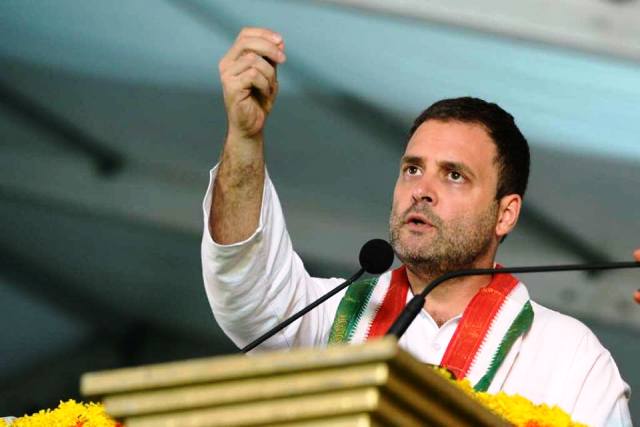Reopen factory or return land, farmers protest against Rahul Gandhi
