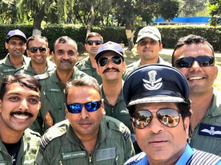 Sachin Tendulkar thanks soldiers for protecting the country on 87th Air Force day