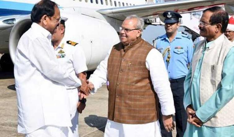 Vice President Naidu arrives Goa