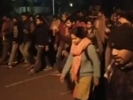 Students stage protest outside Delhi Police headquarters following JNU violence, demonstrations held across different cities