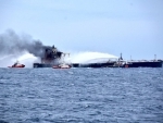Supertanker MT New Diamond catches fire again: Indian Navy