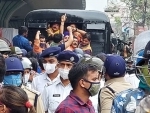 Kolkata: BJP protests demanding reopening of Majherhat bridge, Mamata blames Centre for delay