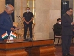 President Ram Nath Kovind administers oath to new CIC