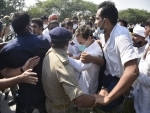 Rahul Gandhi and Priyanka Gandhi Vadra detained by UP Police on their way to meet Hathras rape victim's family