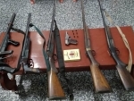Manipur police seize arms ahead of bye-polls