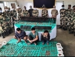 BSF officials seize large number of arms-ammunition in Mizoram’s Mamit district