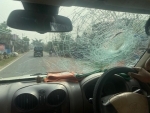 West Bengal: TMC activists attack BJP chief J.P. Nadda's convoy, multiple vehicles vandalized