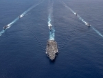 Indian Navy participates in cooperative exercises with USS Nimitz carrier strike group