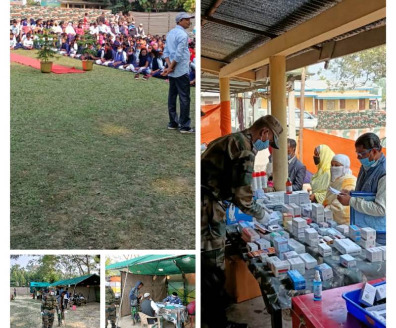 Indian Army organizes medical camp in Assam's Darrang
