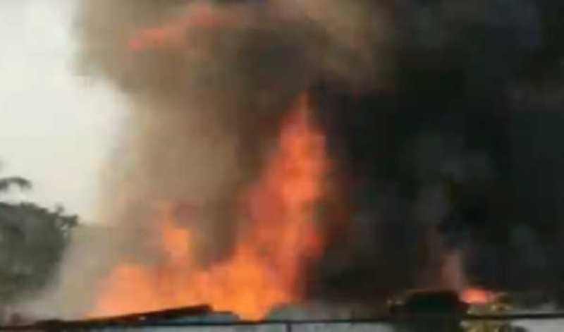 Maharashtra: Major fire breaks out in factory unit in Thane dist, no casualty