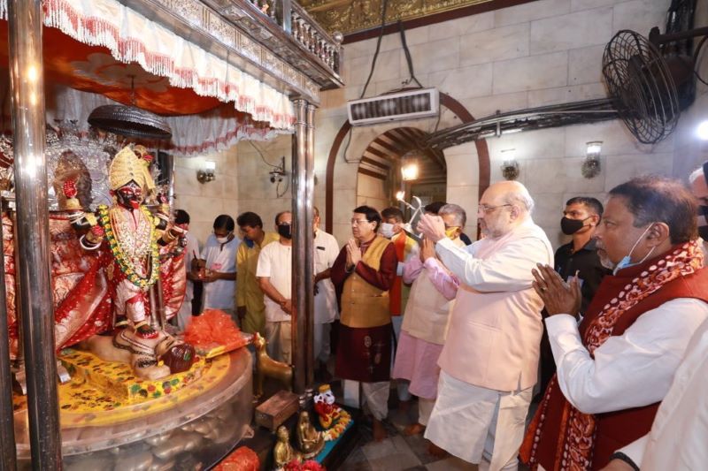 Amit Shah slams Mamata govt over 'appeasement politics' offering prayers at Dakshineswar Temple