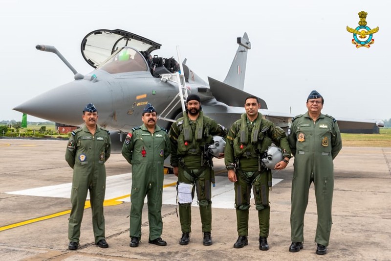Five Rafale aircraft arrive in India