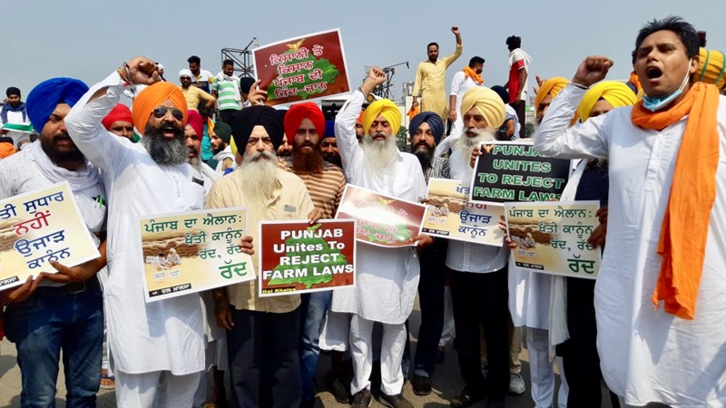 Delhi farmers and Khap leaders support Bharat Bandh