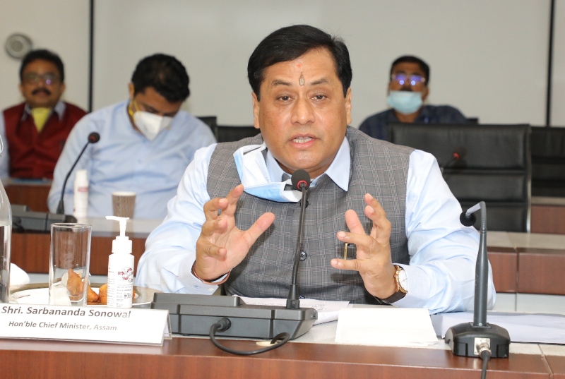 Sarbananda Sonowal apprises PM Modi, Amit Shah on Assam-Mizoram border situation