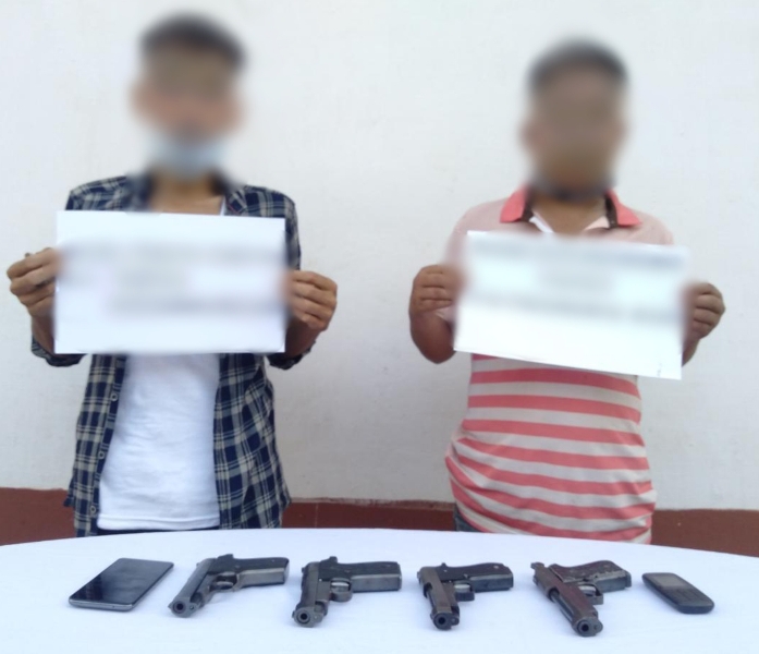 Security forces apprehend two arms dealers along with arms in Nagaland’s Dimapur