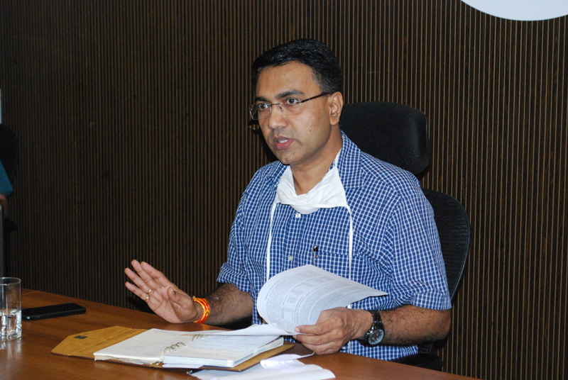 Goa CM Pramod Sawant tests Covid-19 positive