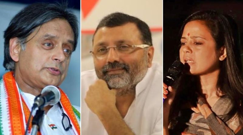Shashi Tharoor, Mahua Moitra, BJP MP Nishikant Dubey exchange heated words over talks to summon Facebook