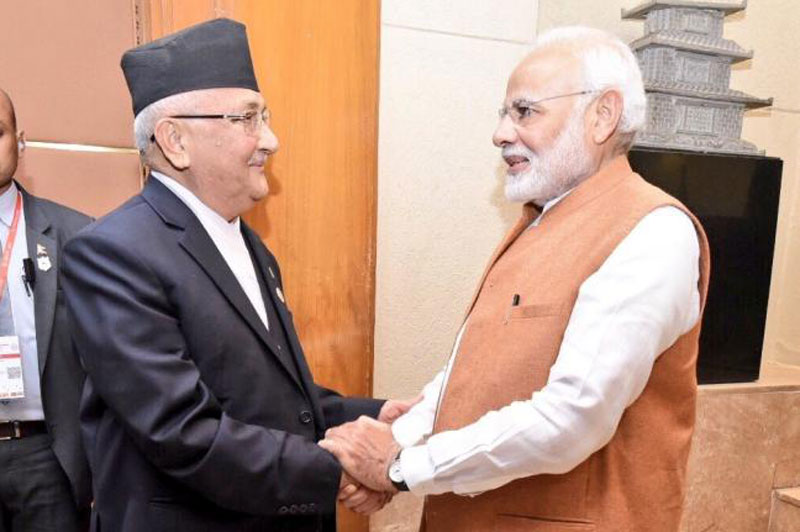 Nepal PM KP Sharma Oli greets PM Modi on 74th Independence Day