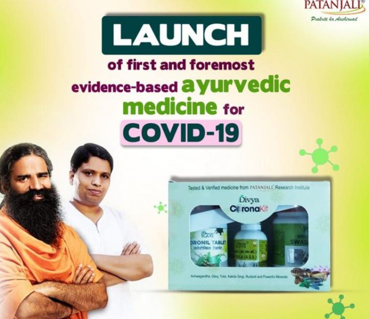 Govt seeks details of Patanjali's COVID-19 remedy claim, halts it from advertising now
