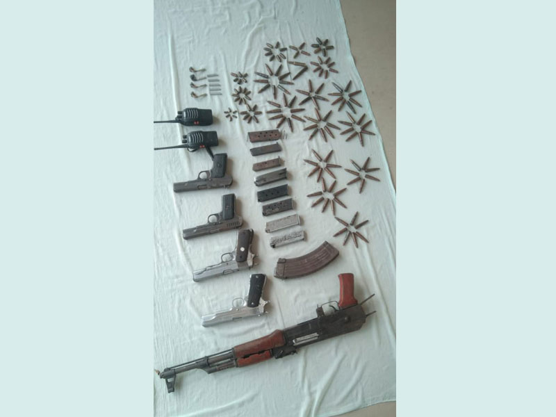 Police recover huge cache of arms-ammunition in Assam’s Udalguri district