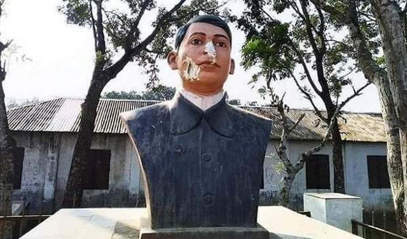 Jubo leader, two others arrested over charges of vandalising Bagha Jatin statue in Bangladesh