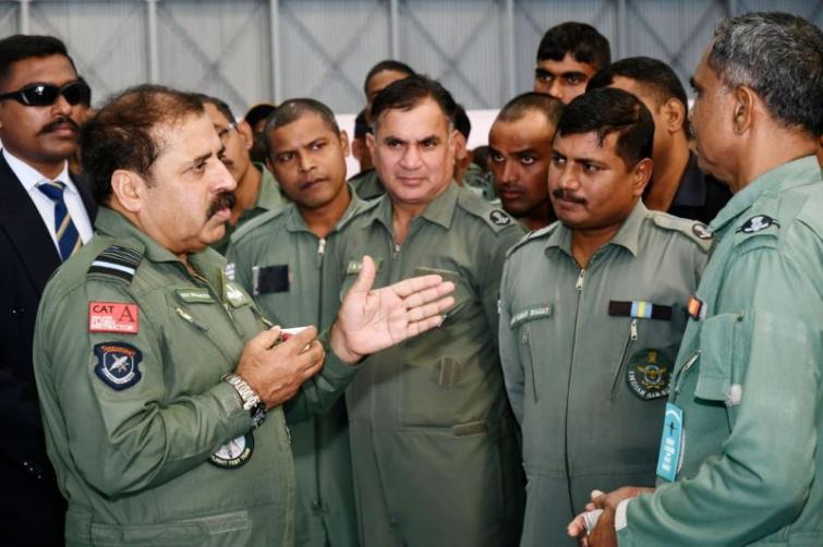 Chief of Air Staff visits air force stations in Eastern Command 